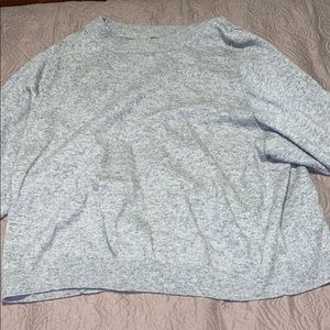 Gray jcrew cashmere sweater